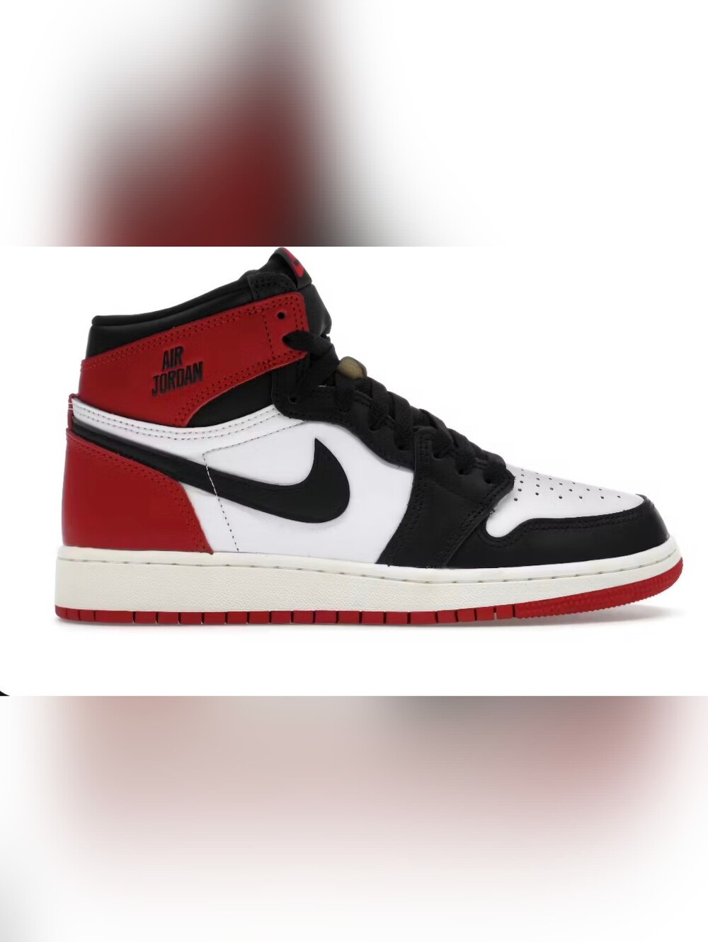 NWT Jordan 1 High OG Black Toe Reimagined (GS)